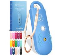 Vantamo Alarma Personal para Mujeres 130dB con Doble Altavoz, Luz Estroboscópica Potente e Indicador De Batería Baja, Llaveros Dispositivo de Autodefensa Personal Compacto