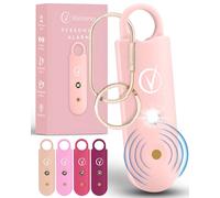 Vantamo Alarma Personal para Mujeres 130dB con Doble Altavoz, Luz Estroboscópica Potente e Indicador De Batería Baja, Llaveros Dispositivo de Autodefensa Personal Compacto