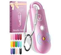 Vantamo Alarma Personal para Mujeres 130dB con Doble Altavoz, Luz Estroboscópica Potente e Indicador De Batería Baja, Llaveros Dispositivo de Autodefensa Personal Compacto