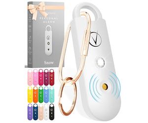 Vantamo Alarma Personal para Mujeres 130dB con Doble Altavoz, Luz Estroboscópica Potente e Indicador De Batería Baja, Llaveros Dispositivo de Autodefensa Personal Compacto