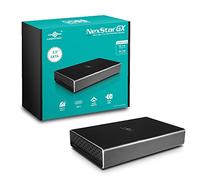 Vantec NST-371C31-BK NexStar Gx USB 3.1 Gen 2 Tipo-C 3.5" SATA HDD/SSD Enclosure, Viene con C a C y C a A, Carcasa de Aluminio, Negro