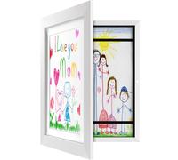Vantimo Marco A4 para Dibujos Infantiles, marco fotográfico para guardar y exponer los dibujos de niños con diseños intercambiables,almacena hasta 150 creaciones