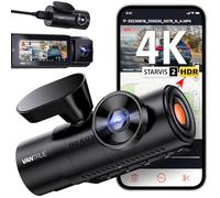 VANTRUE N4 Pro Cámara de Coche WiFi 4K de 3 Canales, Visión Nocturna STARVIS 2 IMX678, 1080P/30FPS, Control de Voz, GPS, HDR, Modo de Estacionamiento 24 Horas, Soporte 512GB Máx.