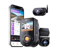 VANTRUE S1 Pro Cámara de Coche DMS con ADAS para conductores de taxi y Uber, cámara frontal e interior 2.7K, aviso de colisión y detección de fatiga, visión nocturna STARVIS 2, WiFi 5 GHz