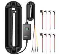 VANTRUE USB-C Display Hardwire Kit con 3 Stages Acc Cable para Dash CAM 11.6/23.6V 12/24V 12.4/24.4V a 5V Portafusibles con protección de bajo Voltaje 24H. Modo de estacionamiento