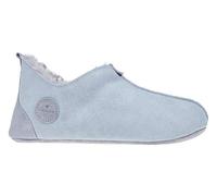 Vanuba Zapatillas de estar por casa para hombre Oxford en tallas 41-47 y 2 colores, hechas a mano de auténtica piel de cordero, color Gris, talla 44 EU