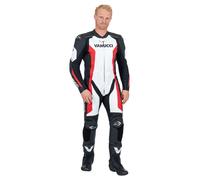 Vanucci Art XX De 1 Pieza Traje De Cuero Negro/Blanco/Rojo 54 hombres