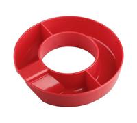 Vanyibro Stanley Cup - Cuenco reutilizable con 4 compartimentos, compatible con Stanley Cup de 40 onzas con asa, accesorios Stanley (rojo)