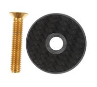 VANZACK 1 Juego Bicicleta Tapa De Tornillos Tapa Superior MTB Potencia MTB Tapa del Tubo De Dirección Tapa De Vástago MTB Gorra MTB Od2 Aleación De Titanio Cubierta del Tallo