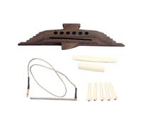 VANZACK 1 juego Conjunto de Guitarra de Madera y Tuerca con Palanca de Recogida para Guitarra Folk Ligero y de Usar Reemplazo Duradero y Portátil