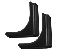 VANZACK 1 Par Estera De Pie De Silla De Playa De Pie De Silla Tapas De Sillas De Plastico Almohadillas De Muebles No Esquiadas Piezas De Silla De Camping Black El Plastico