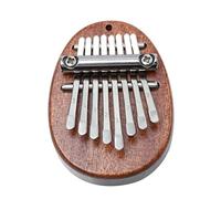 VANZACK 1 Pieza Piano de Pulgar Portátil de Madera con Teclas Instrumento Musical Mini Kalimba Ligero y de Transportar para Principiantes y Amantes
