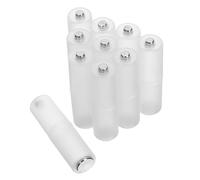 VANZACK 10 Piezas Adaptador de Pilas AAA AA de Convertidores de Baterías Soporte Compacto para Baterías AA Accesorio Versátil para Dispositivos Electrónicos Instalación Sencilla