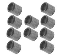 VANZACK 10 Piezas Cuña de Hierro Mango de Madera, Cuña de Seguridad Mango Redondo, Negra, Pequeños Pasadores de Fijación, para Martillos y Tala de Árboles, Nivelación de Muebles