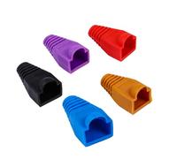 VANZACK 100 Piezas Unidades Funda Protectora para Conectores Ethernet Cubiertas de Plástico para Cabezal de Cable Funda de Botas para Protección y Diferenciación