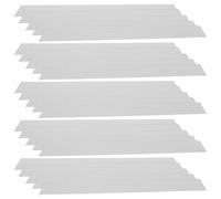 VANZACK 100 Tiras de Papel para Cuello de Camisa 43X3 CM Insertos Invisibles para Soporte y Levantador de Cuello Accesorio Ligero y Cómodo para Camisa de Hombre Adecuado para Uso