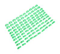 VANZACK 100 Uds Anillo para Pie De Pollo Bandas Pequeñas para Patas De Aves De Corral Anillos para Patas De Pato Anillo De Pájaro Bandas para Patas De Pollito Correa De