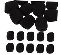 VANZACK 100Piezas Cubiertas de Esponja de Micrófono Protección contra Ruido y Polvo para Grabaciones y Conferencias