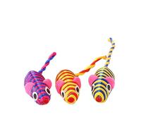 VANZACK 10piezas Juguetes De Ratones De Peluche para Gatos Interactivos y Divertidos y Estilos Aleatorios Estimulan El Instinto Natural De Caza