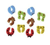 VANZACK 10piezas Protector De Puertas Infantil Unidades Tope De Puerta De Eva Resistente Barrera De Seguridad contra Pellizcos para Dedos De Bebés y Mascotas Retentor Seguro para Hogar