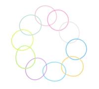 VANZACK 10piezas Pulsera De Silicona Oscuridad Pulsera De Silicona Para Fiestas De Navidad Para Mujer