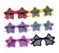 VANZACK 12 Piezas Gafas de Sol Infantiles Forma de Unidades Colores Surtidos para Fiesta y Festival Accesorio Creativo para Disfraces y Fotos Divertidas