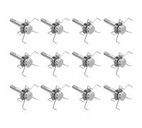 VANZACK 12 Puntas de Flecha Rosca de Acero Inoxidable para Caza Menor y Tiro al Blanco Punta Plana Tradicional Juego de 12 Piezas para Accesorios de Tiro al Aire Libre