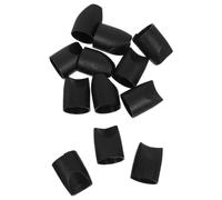 VANZACK 12 Unidades Tapones Estabilizadores en Forma de V para Patas de Sillas Plegables Acolchadas y Metálicas, Resistentes al Impacto y Fabricados en PP Negro para Mayor Estabilidad