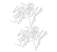 VANZACK 120 Tapones de Repuesto para Balones de Ejercicio Adaptador de Tapón Inflable de Plástico Blanco 5 CM Pasadores para Pelota de Yoga Compatibles Kit de Reemplazo para Fitness y