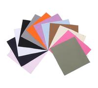 VANZACK 12piezas Tela de Bordado de Lino Algodón Cuadrados Suaves para Patchwork y Costura Tela Estable y Duradera para Manualidades de Bordado y Artesanía