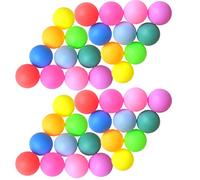 VANZACK 150 Piezas Tenis De Mesa De Colores Bolas De Lotería Rellenables Bola De Capsulas Bolas De Bingo Huecas De Pong Numeradas El Plastico Escarchado Máquina De Chicle Niño