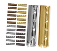 VANZACK 160 Piezas Punteros Metálicos para Cordones de Zapatos Resistentes al para Zapatillas y Ropa Compatibles Fáciles de Instalar Diseño Redondo Duradero Colores Blanco y Bronce Antiguo