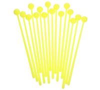 VANZACK 1bolsa Baquetas De Tambor Para Aprendizaje Musical Palos De Percusión Handheld Color Amarillo Para Educación Infantil y Desarrollo De Habilidades
