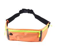 VANZACK 1pieza Riñonera Deportiva De Compartimentos para Correr Cinturón y Transpirable Material Reflectante Naranja