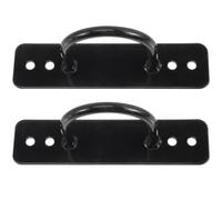 VANZACK 2 Anclajes de Acero Inoxidable para Cuerda de Batalla Montaje Pared o Techo Resistentes y Versátiles para Entrenamiento de Gimnasio y Boxeo Kit de 2 Piezas para Colgar Cuerda