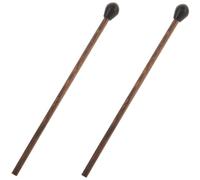 VANZACK 2 piezas Baquetas de Percusión para de Mallet de Silicona con Mango Ergonómico Accesorio para Instrumentos Musicales como Hand Pan y Marimba