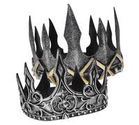 VANZACK 2 Piezas Crown King Medieval Foam Royal Headwear For Halloween Cosplay Soft And Lightweight Tiara For Stage Performances