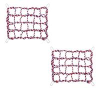 VANZACK 2 Piezas De Red De Hamaca para Ardilla Juguete para Hámster Redes De Hamaca para Loro Pájaro Juguete para Mascotas Red De Cuerda De Algodón Red De Hamaca para Mascotas