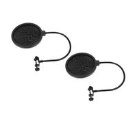 VANZACK 2 piezas Filtro para Micrófono con Brazo Flexible y Clip Pantalla Viento para Grabación y Transmisión
