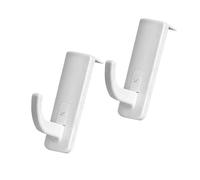 VANZACK 2 Piezas Ganchos Adhesivos para Auriculares Soporte Resistente para Colgar Auriculares Grandes y Pequeños Casa Oficina o Cafetería Diseño Compacto Taladro Paquete de Unidades