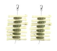 VANZACK 2 Piezas Hilo de mordedura Molar de Mascota pequeña Suave Queso Interior Durable Conejo dentición Mantener Juguetes para Mascotas Juguetes para Masticar hámster Pastel de Alfalfa