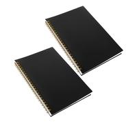 VANZACK 2 Piezas Libro de contabilidad de pequeñas Cuaderno de registros con páginas rayadas en blanco, para planificación de presupuesto en hogares y oficinas