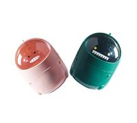 VANZACK 2 Piezas Mini Trash Can For Desk With Swing Lid Cute Dinosaur Design Portable Small Desktop Garbage Bin For Office And