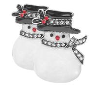 VANZACK 2 Piezas Pin de Broche Cartón para Pin Accesorios Adorables para Celebraciones Decoraciones Navideñas