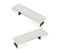 VANZACK 2 Piezas Protector de Aro Metálico para bajo Clips Antideslizantes para Evitar Desplazamiento Fácil Instalación para Actuaciones y Grabaciones Estudio