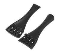 VANZACK 2 piezas Tablero de Tracción para Violonchelo de Fibra de Repuesto Duradero con Microafinadores para Profesional de Cuerda