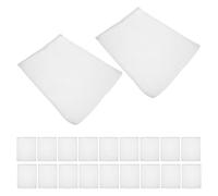 VANZACK 20 Bolsas de Malla de Poliéster para Filtros de Acuario con Cremallera, Fáciles de Manejar de Color Claro, Ideales para Sistemas Hidropónicos y Tanques de Peces