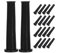 VANZACK 20 Unidades Protector de Cable de Goma Negro para Gestión de Cables Funda Resistente y Múltiples Usos Hogar y Centro de Entretenimiento