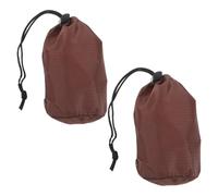 VANZACK 2piezas Bolsas para Impermeables de Exterior Organizador Cordón para Ciclismo y Acampada Bolsa para Guardar Ponchos de Lluvia