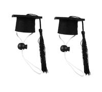 VANZACK 2piezas Gorro De Graduación para Sombrero De Doctor De Accesorios De Fiesta para Decoración De Graduación para